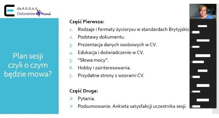 Sesja dla RODAK